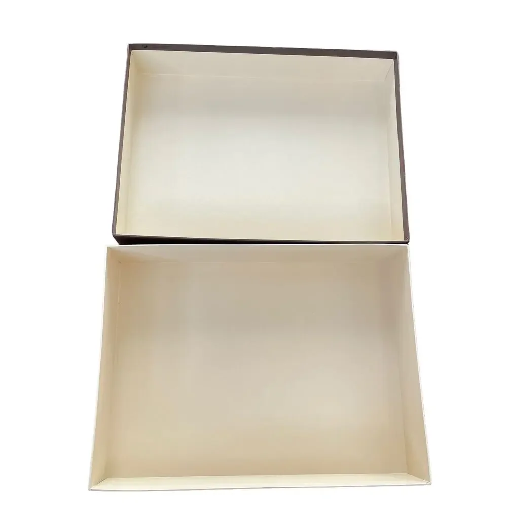 Louis Vuitton Gift Box Authentic Large Empty Storage Brown Imperfect READ